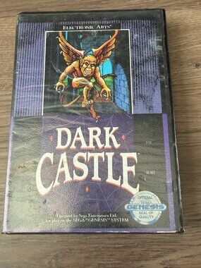 Dark Castle Sega Genesis CIB Complete Electronic Arts 16-Bit Vintage Tested